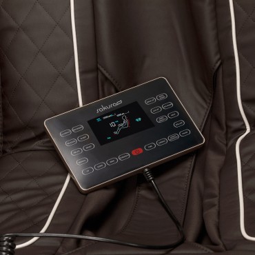 Sakura Comfort Plus 806 Massagesessel braun — Detailaufnahme Bedienelemente