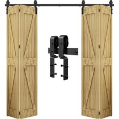 Tilbehørssett Qinaixqm 182 cm / 6ft Monteringssett for låvedør