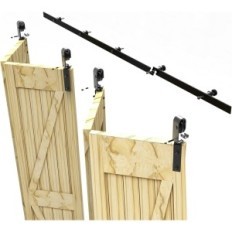 Kit d'accessoire KINAIXQM 182 cm / kit de montage pour la porte de la grange