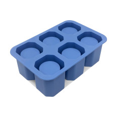 Molde de Cuber para o tornozelo de gelo Silicone 6 x óculos de gelo