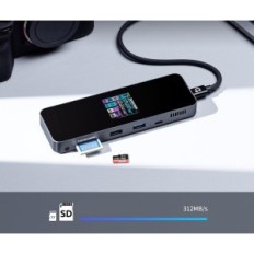 Concentratore Intelligent USB-C Dockase DPR10P 10W1 HDMI Ethernet SD PD Docking Station Docking per laptop