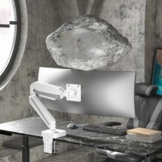 White Hillport A9W turētājs monitoram 13-49 collas, 20 kg, VESA 75/100 mm