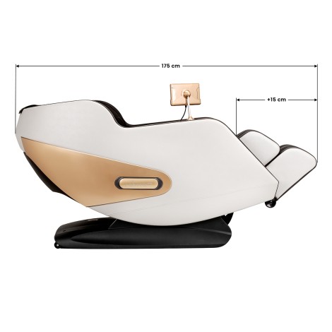 Sakura Comfort Plus 806 Massagesessel braun — Seitenansicht
