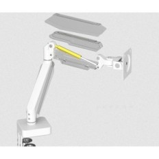 White Hillport A9W Holder til monitor 13-49 inches, 20 kg, VESA 75/100 mm
