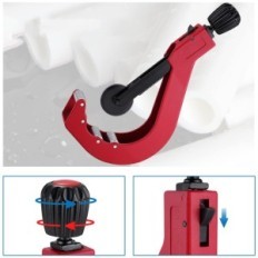 Baoshishan Cutter til PVC / PE / PPR rør, 50-120 mm, hård plastik
