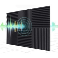 Used Ohuhu acoustic foam, 36 pieces, sound insulation to studio