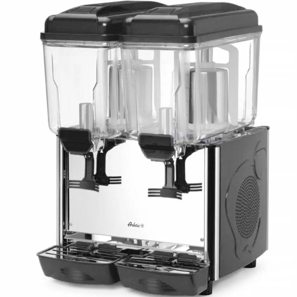 Dispensador de refrigeração do dispensador para sucos e bebidas 2 x 12L