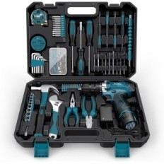 Sundpey Tool Set 206 El. Med 12V bor, trådløst, 1500mAh