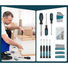 Set di strumenti del quaderno 206 EL. Con Drill 12V, wireless, 1500mAh