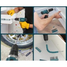 Sundpey Tool Set 206 EL. Met 12V-boor, draadloos, 1500mAh