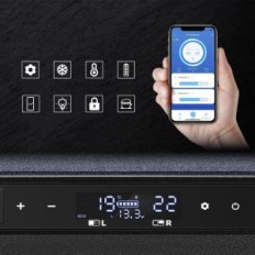 AAOBOSI TW75 CAR Jääkaappi, 72L, WiFi, USB, 12 / 24V, 80 W