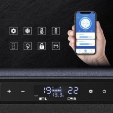 Aaobosi TW75 Autokühlschrank, 72L, WiFi, USB, 12 / 24V, 80 W