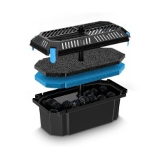 Pumpe til vanndammen Fakturering med filter, 1500L / H, 30W, opp til 2000L, skadet