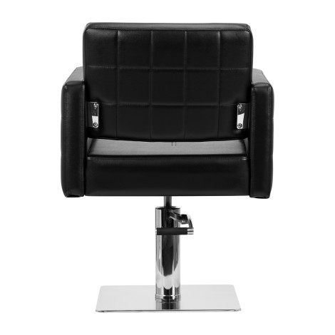 Fauteuil de coiffure Gabbiano Black Ankara avec pompe hydraulique — vue arrière