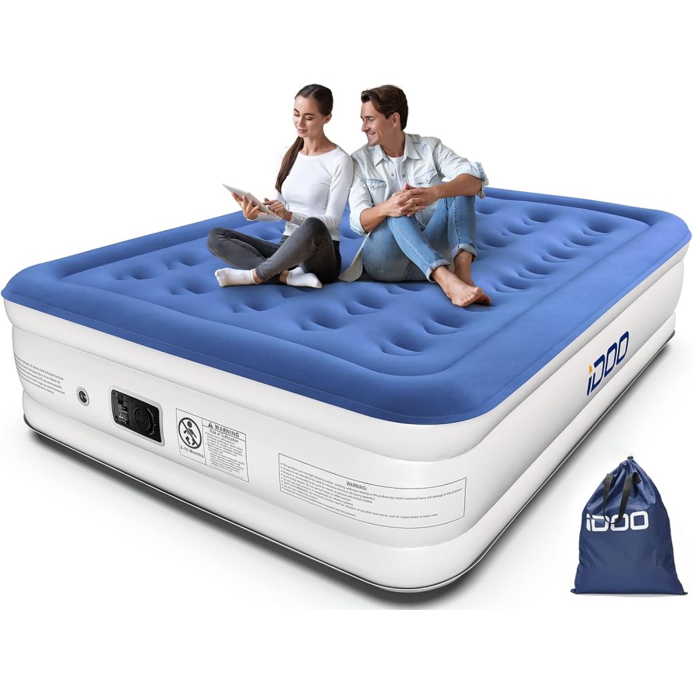 Golofte matras met Idoo King Size I-C-012 na het repareren van de matras de slaapkamer