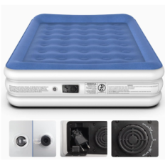 Golofte matras met Idoo King Size I-C-012 na het repareren van de matras de slaapkamer