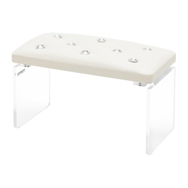 Suporte para manicure Momo Diamond Ecru — vista frontal