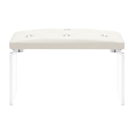 Momo Diamond manicure support stand Ecru — front view