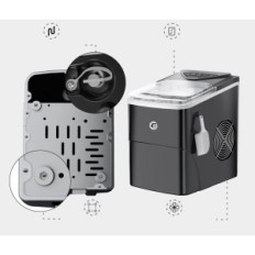 Skadad iskaka Fooing HZB-12B-S, 120 W, 15 kg is / 24 h