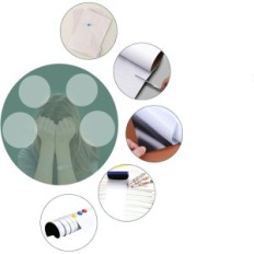 Self-adhesive magnetic plaque film Jomusaga, 100 pcs, no set