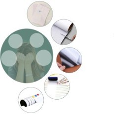 Self-adhesive magnetic plaque film Jomusaga, 100 pcs, no set