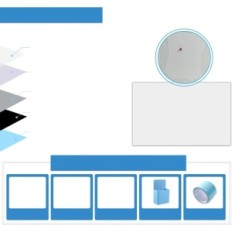 Self-adhesive magnetic plaque film Jomusaga, 100 pcs, no set