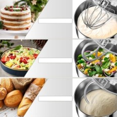 Kjøkken Robot Homlee, 70 dB, 1800 W, 7,2 liter, ufullstendig