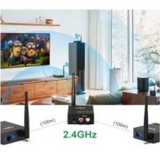 1MIA Audio-vastaanotin 3 in 1, langattomat lähettimet ja 2 vastaanottimet