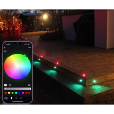 Set di illuminazione a terrazza intelligente RGBW, D45