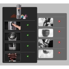 Portable Espresso Conqueco PCM020B, 12V, 13500 mAh, izstāde