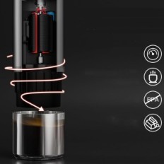 Mobil eszpresszó gép CONQUECO PCM020B, 12V, 13500 mAh, Post- kiállítás