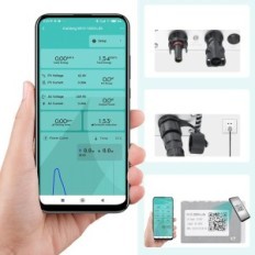 POWYSTAWOWY Mikroinwerter sieciowy MPPT Ailao WVC-700W-Life, WiFi