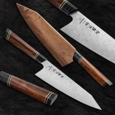 Hezhen 8.5 Nůž, 110 vrstvených damašková ocel, Kiritsuke