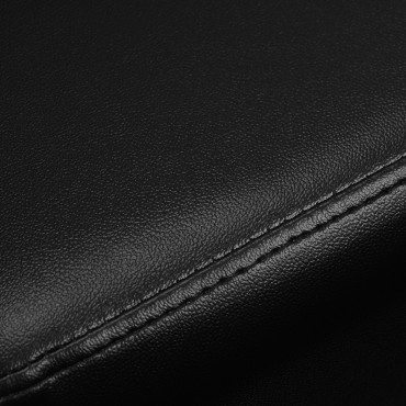 Gabbiano Black Ankara kappersstoel met hydraulische lift — detail oppervlak