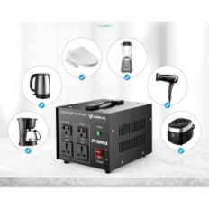 Aubull DT-2000 Voltage-omvormer in 2000 VA, 110-230 V, gebruikt