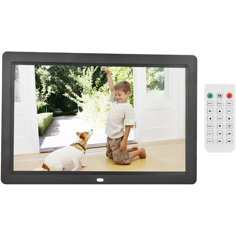 Digital Frame VBestlife 12 "YS03187-07, LED HD, orologio, MP4 / AVI