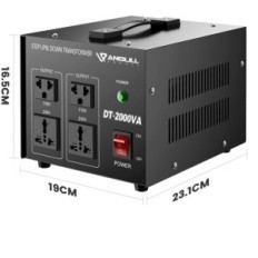 Aubull DT-2000 napetostni pretvornik v učinkovitem pretvorniku napetosti za električne naprave