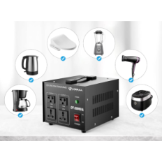 Convertidor de voltaje Aubull DT-2000 en un convertidor de voltaje eficiente para dispositivos eléctricos