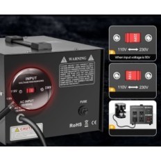 Aubull DT-2000 spenningsomformer i en effektiv spenningsomformer for elektriske enheter