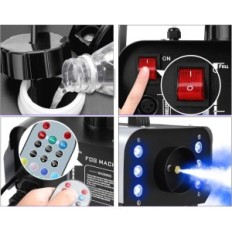 HoldeLamp 1200W LED RGB 6000 CFM suitsu masin sündmuste jaoks, mida kasutatakse