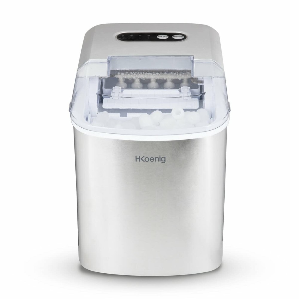 Ledena kocka H.Koenig KB14, nerjaveče jeklo, 120 W, 2100 L, Silver