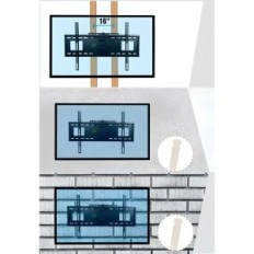 Τηλωτής λαβή τηλεόρασης Mount FM9388-B, ARM 42 ", VESA 600X400