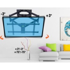 Käytetyt seinäkiinnike TV taonta Mount EP9450-b, käsivarsi 43 ", VESA 600x400