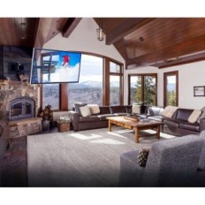 Υποδοχή τοίχου TV σφυρηλάτηση Mount Hy9401-B, βραχίονα 990mm, VESA 800x400