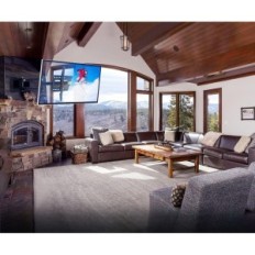 Držák na stěnu Televizní kovářská Mount HY9401-B, 990mm Arm, VESA 800x400