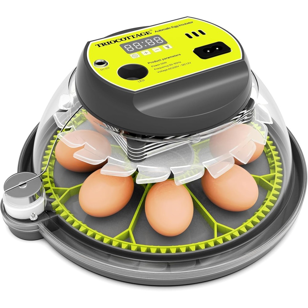 Automatisk inkubator på 9 ägg triocotteringsluckmaskin