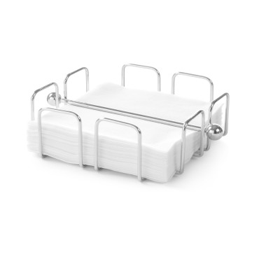 Cremalheira de guardanapo de aço para guardanapo quadrado - Hendi 428528