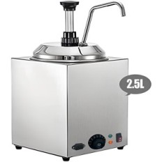 Riscaldatore danneggiato per salsa in acciaio inox da 2,5 L 650 in Hzexun