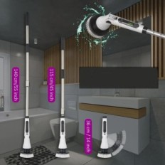 Elektriline harja LZ-8052, Wireless, 8 nõuandeid, valge