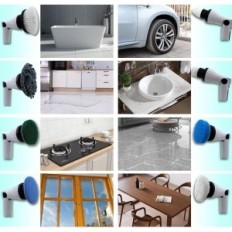 Pennello elettrico LZ-8052, wireless, 8 punte, bianco